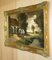 H. Verbeelk, Scène Rurale avec Cheval, Grande Peinture à l'Huile, Encadrée 17