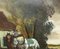 H. Verbeelk, Rural Scene with Horse, Large Oil Painting, Framed 14
