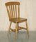English Winsor Style Hand Carved Oak Country House Dining Chairs, 1900, Set of 6, Image 17