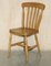 English Winsor Style Hand Carved Oak Country House Dining Chairs, 1900, Set of 6 2