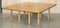 Mesa de comedor de taller de refectorio grande de madera, Imagen 2