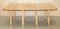 Mesa de comedor de taller de refectorio grande de madera, Imagen 3