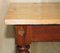 Victorian Ships Refectory Dining Table with Bronze Feet 7