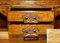 Antique Art Nouveau Stationery Writing Cabinet with Calendar & Key 16