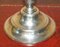 Large Pewter Candleholder Table Lamp, Italy, Image 7