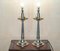 Large Owl Arte Italica Marinoni Candlesticks in Pewter, Set of 2, Image 2