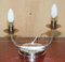 Art Deco Copper & Chrome Table Lamps, 1920s, Set of 2 5