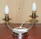 Lámparas de mesa Art Déco de cobre y cromo, años 20. Juego de 2, Imagen 5