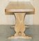 EnglishBurr Oak One Plank Top Refectory Dining Table, 1880s 20