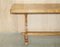EnglishBurr Oak One Plank Top Refectory Dining Table, 1880s, Image 4