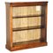 Antique Victorian Hardwood Open Library Bookcase, 1880s 1