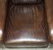 Vintage Brown Leather Club Armchair, Image 15