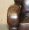 Vintage Brown Leather Club Armchair, Image 5