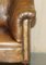 Brown Leather Chesterfield Armchair from George Smith 11