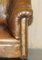 Brown Leather Chesterfield Armchair from George Smith, Image 11