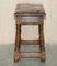 Antique 18th Century Jointed Stool Table in Oak, 1780s, Image 18