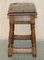 Antique 18th Century Jointed Stool Table in Oak, 1780s, Image 20