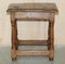 Antique 18th Century Jointed Stool Table in Oak, 1780s 3