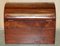 Vintage Hand Carved Jarabosky Dome Topped Steamer Travel Trunk 15