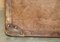 Vintage Hand Dyed Aged Brown Leather Steamer Coffee Table 7