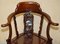 Chinese Republic Hardwood with Marble Inset Panel Captains Chair, 1900s 2
