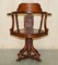 Chinese Republic Captains Chair aus Hartholz mit Marmorplatte, 1900er 19