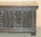 Antique 19th Century Jacobean Revival Hand Carved Chest 6