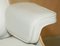 Amerikanischer Armlehnstuhl aus Kirschholz & weißem Leder von Charles & Ray Eame für Vitra 10