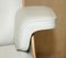 American Cherry Wood & White Leather Armchair by Charles & Ray Eame for Vitra 9
