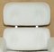 Amerikanischer Armlehnstuhl aus Kirschholz & weißem Leder von Charles & Ray Eame für Vitra 4