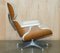 American Cherry Wood & White Leather Armchair by Charles & Ray Eame for Vitra 17