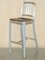 Vintage Emeco 111 Brushed Aluminium Counter Bar Stools, Set of 4, Image 3