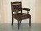 Antique Victorian Aesthetic Movement Style Leather Armchair, 1860s 2