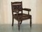 Antique Victorian Aesthetic Movement Style Leather Armchair, 1860s, Image 2