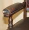 Antique Victorian Aesthetic Movement Style Leather Armchair, 1860s, Image 9