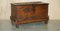Antique 18th Century Six Plank Heavily Burred Chestnut Chest, 1760s 2