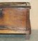 Antique 18th Century Six Plank Heavily Burred Chestnut Chest, 1760s 10