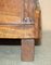 Antique 18th Century Six Plank Heavily Burred Chestnut Chest, 1760s 11