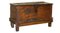 Antique 18th Century Six Plank Heavily Burred Chestnut Chest, 1760s 1