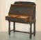 Antique Chinese Hand Carved Bureau Writing Desk & Armchair, 1940s, Set of 2 12