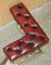 Viktorianischer Chesterfield Leder Kamin Club Fender 13