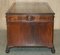 Lions Hairy Paw Feet Brown Leather Pedestal Desk with Braham Locks, Image 17
