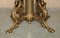 Italian Dragon Gilt Bronze Stool, 1860s 9