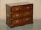 Hardwood & Brass Inlaid Campaign Chest of Drawers, 1920s 2
