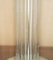 Tall Glass & Brass Multiple Column Lamp 6