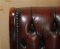 Vintage Chesterfield Hardwood Oxbood Leather Dining Chairs, Set of 6 4