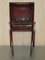 Vintage Chesterfield Hardwood Oxbood Leather Dining Chairs, Set of 6, Image 17
