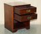 Miliary Campaign Bedside Table with Drawers, Set of 2 17