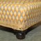 Small Georgian English Country House Footstool with Embroidered Top Bun Feet, 1800s, Image 10