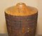 Large Ornately Hand Carved Wooden Vase 3